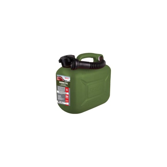 Канистра PROFI 5 л, оливковая, для топлива, в комплекте с крышкой и лейкой 3ton 55330 Канистра PROFI 5 л, оливковая, для топлива, в комплекте с крышкой и лейкой 3ton 55330