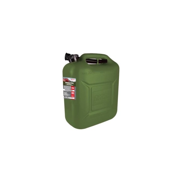 Канистра PROFI 20 л, оливковая, для топлива, в комплекте с крышкой и лейкой 3ton 55332 Канистра PROFI 20 л, оливковая, для топлива, в комплекте с крышкой и лейкой 3ton 55332