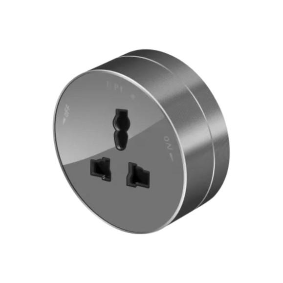 Розетка Systeme Electric MuitiTrack универсальная, круглая, 13А/250В, Графит MTK13002G Розетка Systeme Electric MuitiTrack универсальная, круглая, 13А/250В, Графит MTK13002G