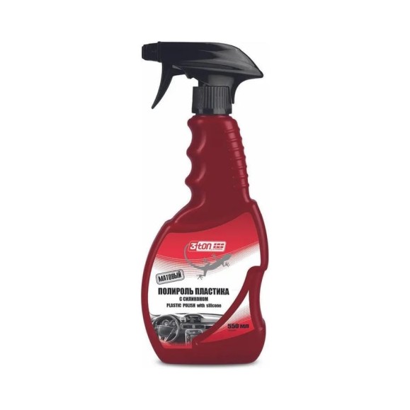 Полироль пластика 3ton ТН-650 с силиконом, PLASTIC POLISH, with silicone 550 мл 40293
