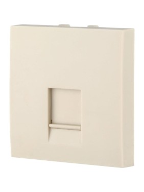 Накладка для телефонной/компьютерной розетки LK Studio RJ 45x45мм бежевый LK45 853201-1
