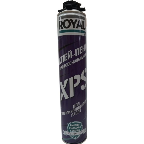 Клей-пена профессиональная ROYAL XPS 750 мл RFXPS Клей-пена профессиональная ROYAL XPS 750 мл RFXPS
