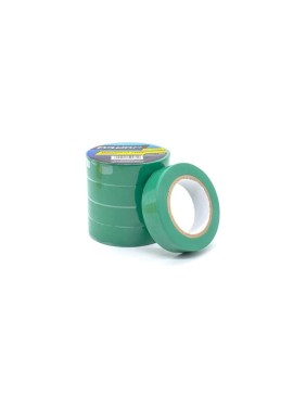 Изолента ВАРЯГ 15 мм, 10 м, зеленая (150 мкр) в/с ПВХ (5/500) 003924