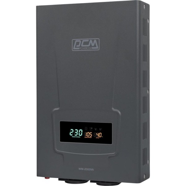 Стабилизатор напряжения Powercom WM-2000VA 1200Вт 2000ВА графитовый 1928732