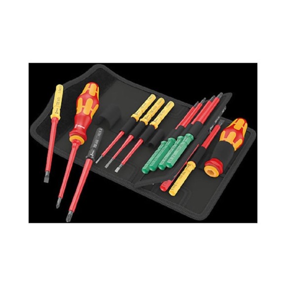 Набор бит с битодержателем WERA Kraftform Kompakt VDE 17 Universal 1 Tool Finder, 17 пр. WE-006611 Набор бит с битодержателем WERA Kraftform Kompakt VDE 17 Universal 1 Tool Finder, 17 пр. WE-006611