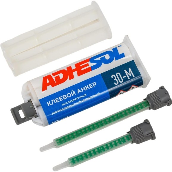 ADHESOL Анкер клеевой 30-минутный 50мл. эпоксидный м-30 30М001 ADHESOL Анкер клеевой 30-минутный 50мл. эпоксидный м-30 30М001