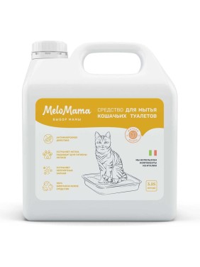 Средство для мытья кошачьих туалетов MeloMama Мятная вуаль 3,25 л 12149 Средство для мытья кошачьих туалетов MeloMama Мятная вуаль 3,25 л 12149