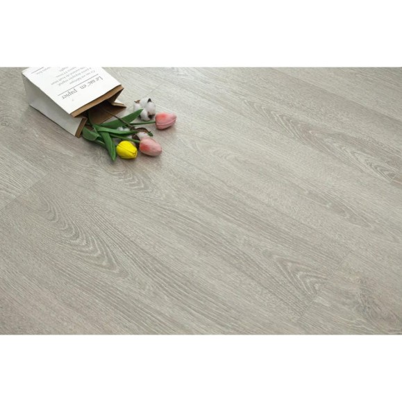 Ламинат Novafloor SPC Parkett, 4 мм толщина, 2.245 кв.м., водостойкий, фаска PRK-18 Дуб Крем (Oak Cream)