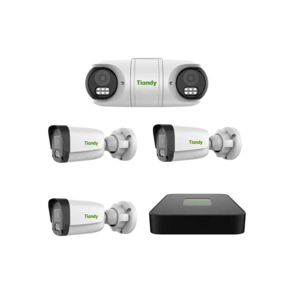 Комплект на 5 каналов Tiandy Spark 2Мпх Малый бизнес 00-01023087 Комплект на 5 каналов Tiandy Spark 2Мпх Малый бизнес 00-01023087