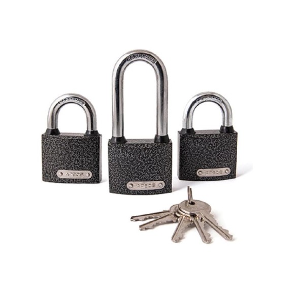 Навесные замки Apecs PD-01-50-Blister 2+1-L Locks+5Keys 28743
