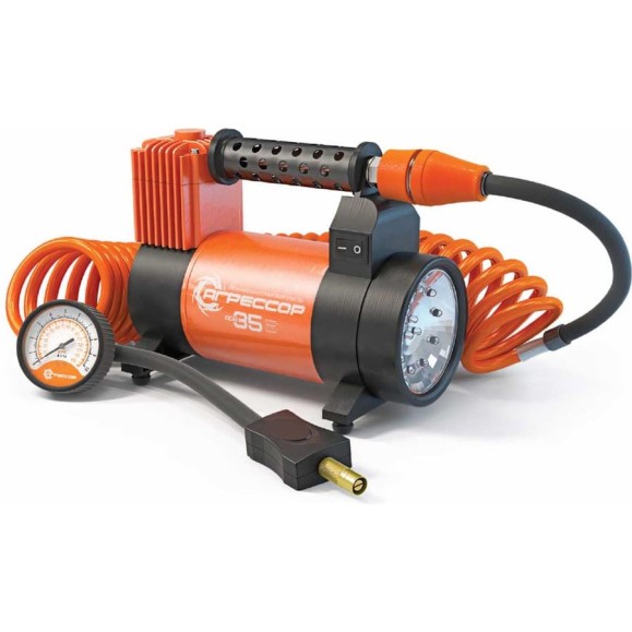Металлический автомобильный компрессор 12V с LED фонарем Агрессор AGR-35L Металлический автомобильный компрессор 12V с LED фонарем Агрессор AGR-35L