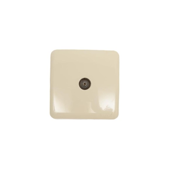 Розетка ТВ Lezard VIOLA, оконечная, кремовая 751-0300-130