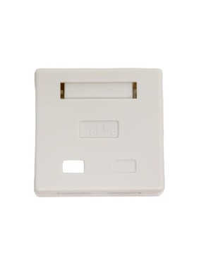 Настенная компьютерная розетка Ripo 2 порта, cat.5e (класс d), 100мгц, 2xrj45/8p8c, белая 003-500002