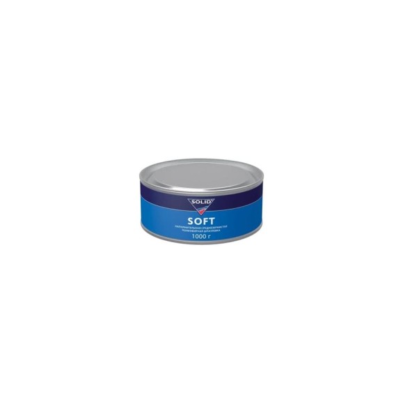Наполнительная среднезернистая шпатлевка SOLID SOFT (фасовка 1000 гр) 312.1000