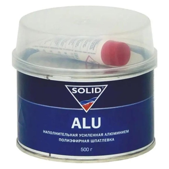 Наполнительная шпатлевка SOLID ALU (фасовка 500 гр), усиленная алюминием 314.0500 Наполнительная шпатлевка SOLID ALU (фасовка 500 гр), усиленная алюминием 314.0500