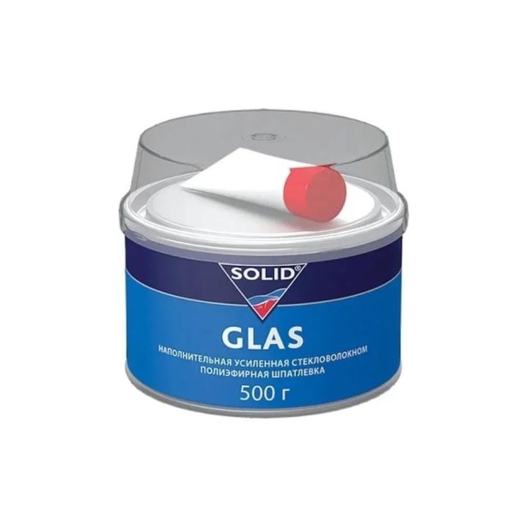 Наполнительная шпатлевка SOLID GLAS (фасовка 500 гр), усиленная стекловолокном 316.0500