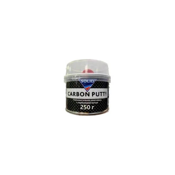 Наполнительная шпатлевка SOLID PROFESSIONAL LINE CARBON PUTTY (250 гр), с карбоновой нитью 516.0250