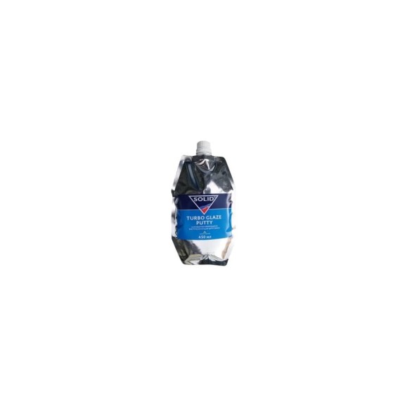 Самовыравнивающаяся быстросохнущая шпатлевка SOLID TURBO GLAZE PUTTY фасовка 450 ml-572 гр 308.0572