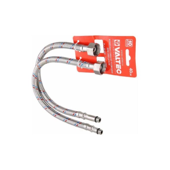 Комплект г/п для смесителя VALTEC М10х18+М10х35 - G1/2 60см VTf.005.IS.0410060 Комплект г/п для смесителя VALTEC М10х18+М10х35 - G1/2 60см VTf.005.IS.0410060