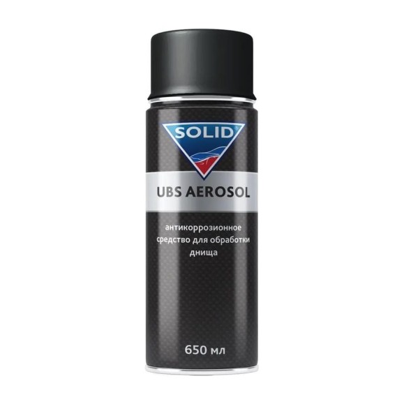 Антикоррозионное средство для обработки днища SOLID PROF UBS AEROSOL 650 ml (аэрозоль) 450.0651.U
