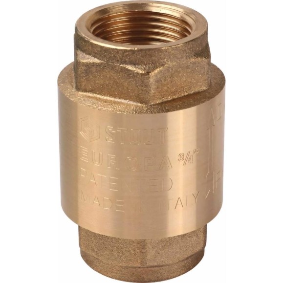 Обратный клапан STOUT 3/4", пружинный, муфтовый, с металлическим седлом SVC-0011-000020 RG008T8CLAUORN Обратный клапан STOUT 3/4", пружинный, муфтовый, с металлическим седлом SVC-0011-000020 RG008T8CLAUORN