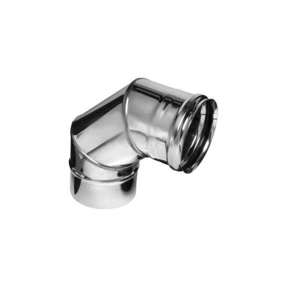 Колено Ferrum 0.8 мм, 90 гр, ф 160 мм f2422