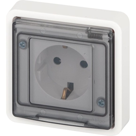 Розетка ЭРА Эксперт 11252201 2PE IP55, шторки, 16A, 250В, СУ, белый Б0063281 Розетка ЭРА Эксперт 11252201 2PE IP55, шторки, 16A, 250В, СУ, белый Б0063281