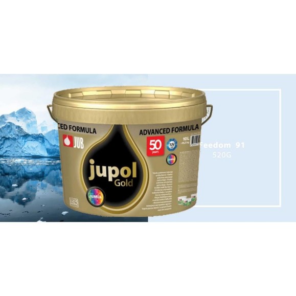 Моющаяся краска для стен и потолков JUB JUPOL GOLD 2л, база А, цвет: 520G 1009806-520G Моющаяся краска для стен и потолков JUB JUPOL GOLD 2л, база А, цвет: 520G 1009806-520G