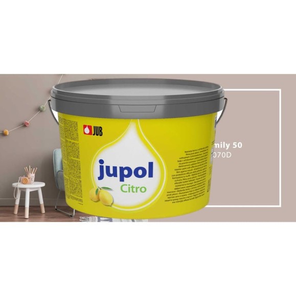 Краска для стен и потолков с запахом лимона JUB JUPOL CITRO 2л, цвет: 070D 1002539-070D Краска для стен и потолков с запахом лимона JUB JUPOL CITRO 2л, цвет: 070D 1002539-070D
