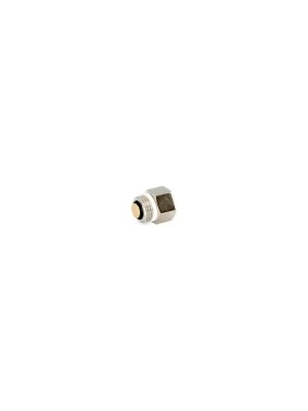 Клапан отсечной для воздухоотводчика ВН 1/2" х 3/8", никелированный Uni-Fitt 220N2100