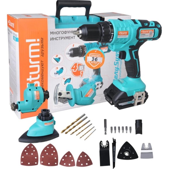 Аккумуляторный мультитул Sturm 1BatterySystem CMT1802 Аккумуляторный мультитул Sturm 1BatterySystem CMT1802