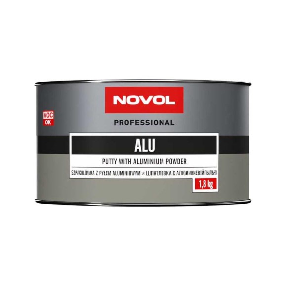 Шпатлевка Novol ALU с алюминием 1.8 кг X6124253