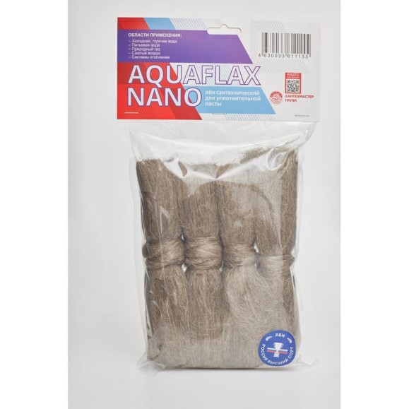 Лён Aquaflax nano российский, пакет, 200 гр. 04115 4630009041153