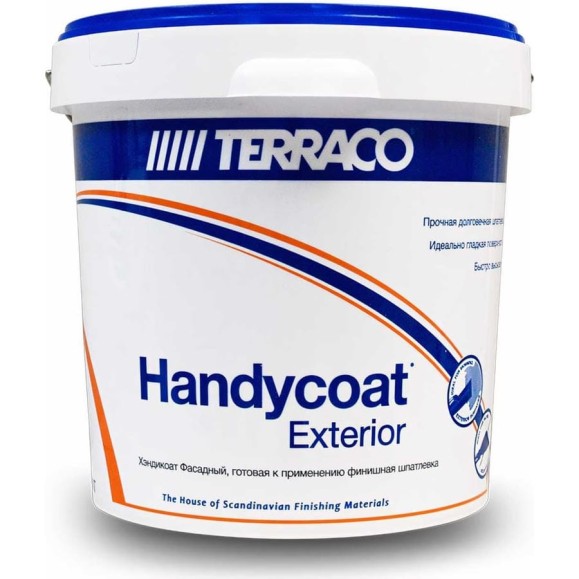 Шпатлевка финишная Handycoat для фасадных работ 25 кг TERRACO 6325025 Шпатлевка финишная Handycoat для фасадных работ 25 кг TERRACO 6325025