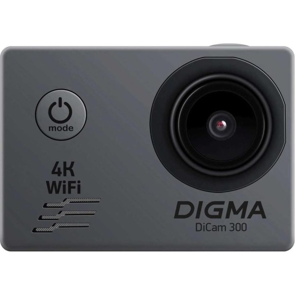 Экшн-камера DIGMA DiCam 300 серый 1143221