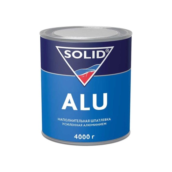 Наполнительная шпатлевка SOLID ALU (фасовка 4000 гр), усиленная алюминием 314.4000