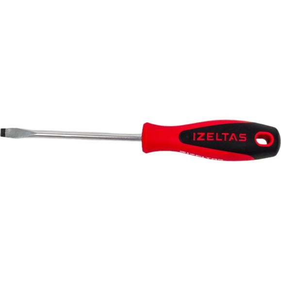 Отвертка с прямым шлицем 6х100мм IZELTAS ERGONOMIK 4350176100