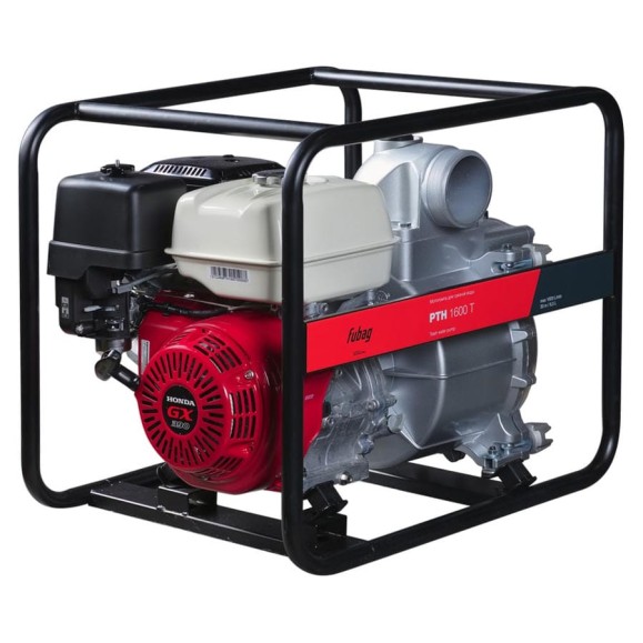 Мотопомпа для сильнозагрязненной воды FUBAG PTH 1600Т двигатель Honda, 1600 л/мин, 30 м 646268 Мотопомпа для сильнозагрязненной воды FUBAG PTH 1600Т двигатель Honda, 1600 л/мин, 30 м 646268