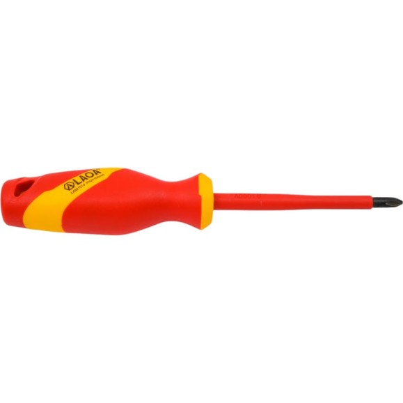 Отвертка диэлектрическая LAOA PH2*100 LA621010 Отвертка диэлектрическая LAOA PH2*100 LA621010