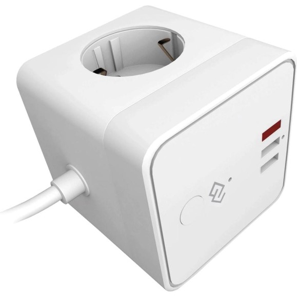 Умная розетка DIGMA Digma DiPlug Cube 1 EU Wi-Fi белый (DPC13S) 1913076