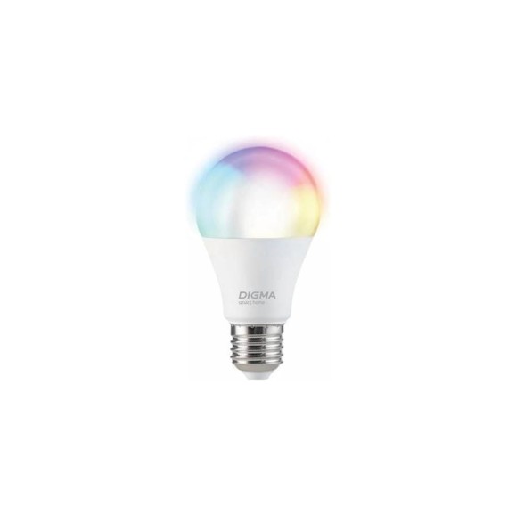 Умная лампа DIGMA Digma DiLight A1 E27 11Вт 1150lm Wi-Fi (DLA1E27) 1913064 Умная лампа DIGMA Digma DiLight A1 E27 11Вт 1150lm Wi-Fi (DLA1E27) 1913064