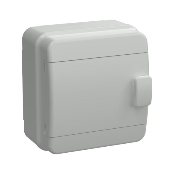 Корпус IEK TEKFOR КМПн-6 IP65, серый, непрозрачная дверь, пластиковый TF5-KP73-N-06-65-K03-K03