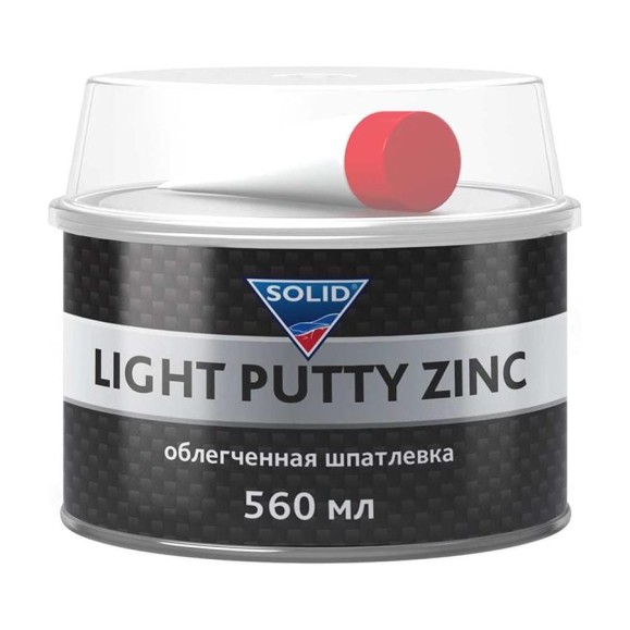 Облегченная шпатлевка SOLID PROFESSIONAL LINE LIGHT PUTTY ZINC (560 мл) 507.7560