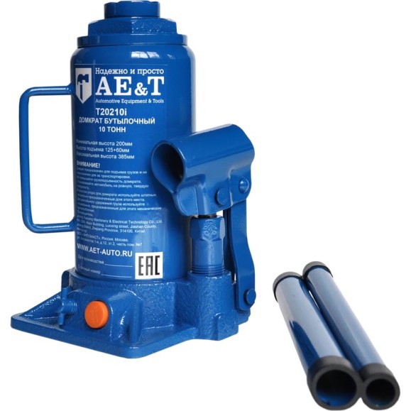 Домкрат бутылочный AE&T 10т T20210i