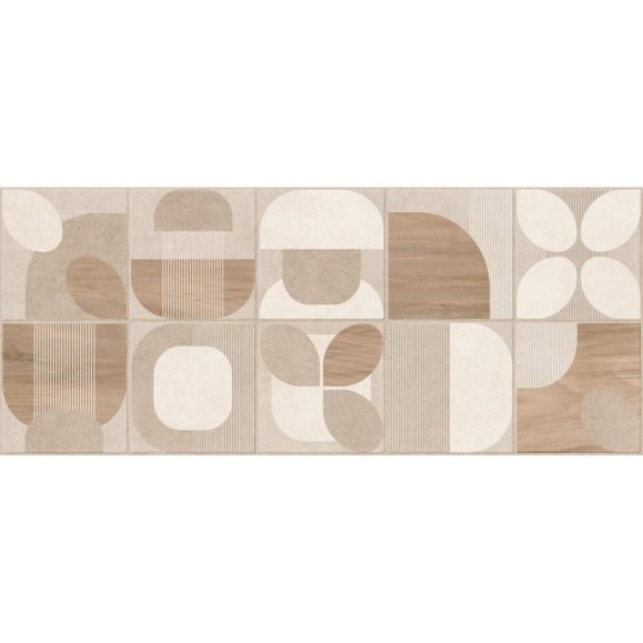 Керамическая плитка настенная Gracia Ceramica Pinto beige бежевый 02 25x60 см (sugar), 1.2 кв. м/8 шт. СК000042684