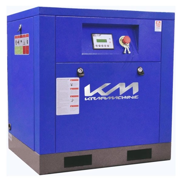 Винтовой электрический маслозаполненный компрессор KRAFTMACHINE KM75-10пВ (IP54, серия АС) KMMV0751000PC55JH