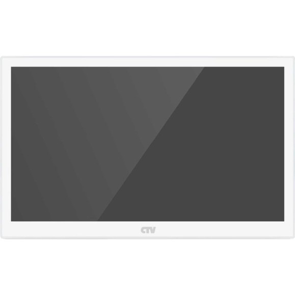 Монитор видеодомофона CTV M5101 W, с технологией Touch Screen, поддержка форматов AHD, TVI, CVI и CVBS, встроенный модуль Wi-Fi, белый 10-0001011 Монитор видеодомофона CTV M5101 W, с технологией Touch Screen, поддержка форматов AHD, TVI, CVI и CVBS, встроенный модуль Wi-Fi, белый 10-0001011