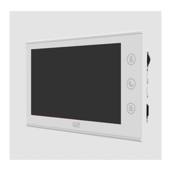 Монитор видеодомофона CTV -M5700 W, поддержка форматов AHD, TVI, CVI и CVBS с разрешением 1080p/720p/960H, встроенный модуль Wi-Fi, белый 10-0000967