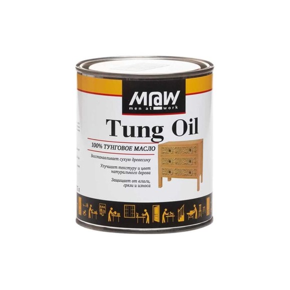 Тунговое масло Men at Work TUNG OIL 0,75 л v80084