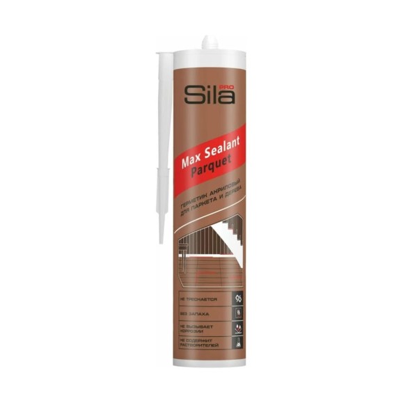 Герметик для паркета Sila (T) PRO Max Sealant, PARQUET серый, 280 мл PARQ07 Герметик для паркета Sila (T) PRO Max Sealant, PARQUET серый, 280 мл PARQ07
